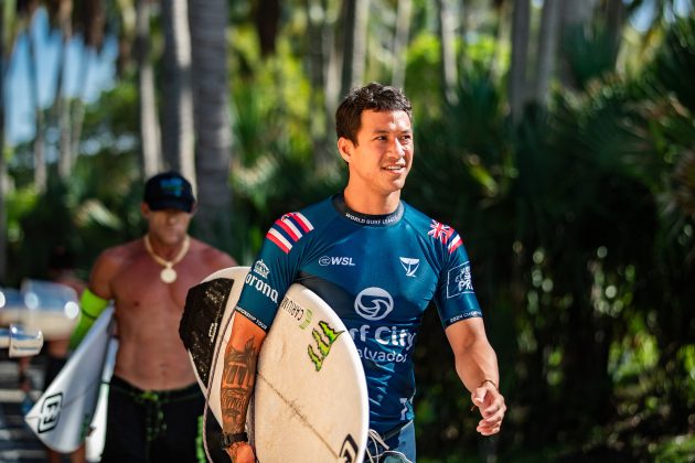 Seth Moniz, El Salvador Pro 2024, Punta Roca, La Libertad. Foto: WSL / Aaron Hughes.