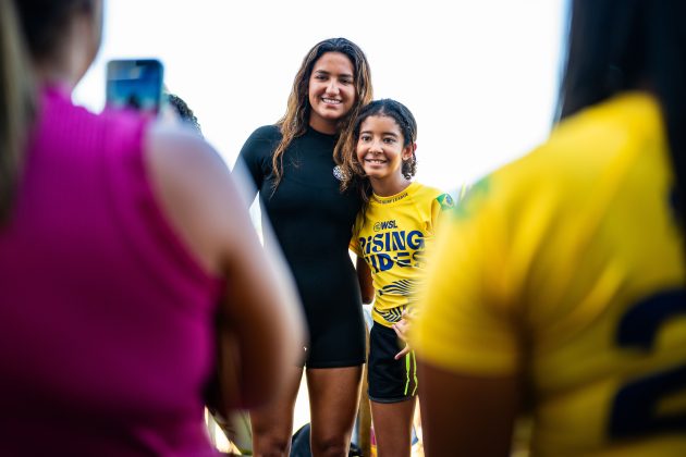 Sophia Medina, Rising Tides, Rio Pro 2024, Praia de Itaúna, Saquarema (RJ). Foto: WSL / Thiago Diz.