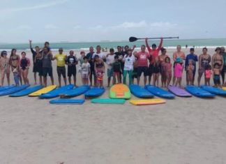 Treino conscientiza no Maranhão