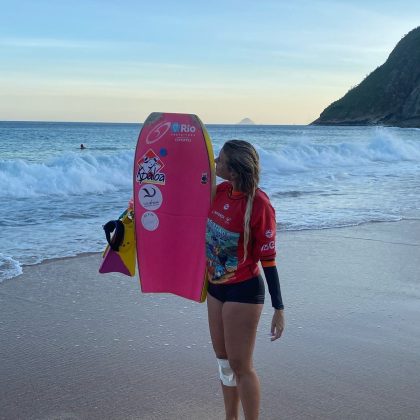 Nicolle Calheiros, Circuito Brasileiro de Bodyboarding, Itacoatiara, Niterói (RJ). Foto: Reprodução.