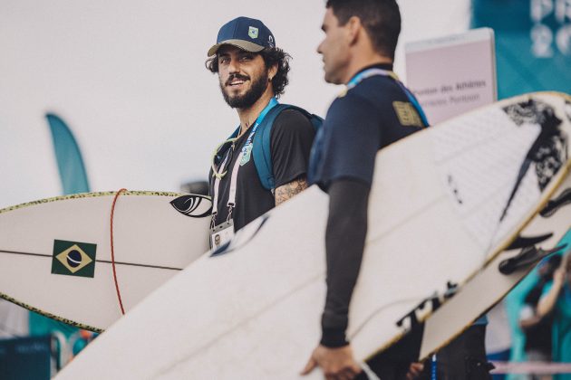 Filipe Toledo, Jogos Olímpicos 2024, Teahupoo, Taiti. Foto: ISA / Pablo Franco.