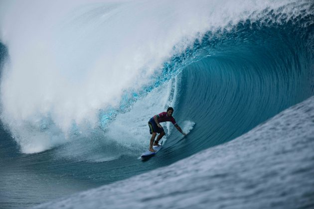 Gabriel Medina, Jogos Olímpicos 2024, Teahupoo, Taiti. Foto: ISA / Beatriz Ryder.