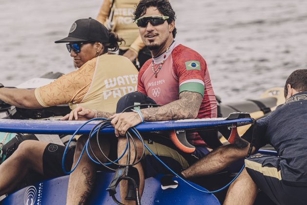 Gabriel Medina, Jogos Olímpicos 2024, Teahupoo, Taiti. Foto: ISA / Pablo Franco.