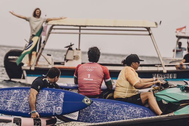 Gabriel Medina, Jogos Olímpicos 2024, Teahupoo, Taiti. Foto: ISA / Pablo Franco.