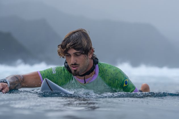 João Chianca, Jogos Olímpicos 2024, Teahupoo, Taiti. Foto: ISA / Tim Mckenna.