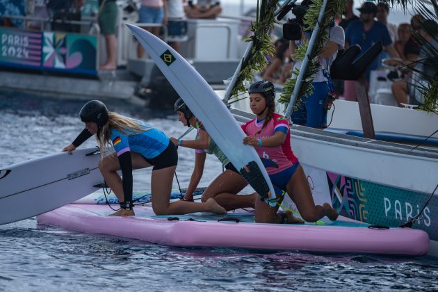 Tainá Hinckel, Jogos Olímpicos 2024, Teahupoo, Taiti. Foto: ISA / Pablo Franco.