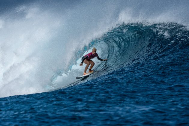 Tatiana Weston-Webb, Jogos Olímpicos 2024, Teahupoo, Taiti. Foto: ISA / Tim Mckenna.