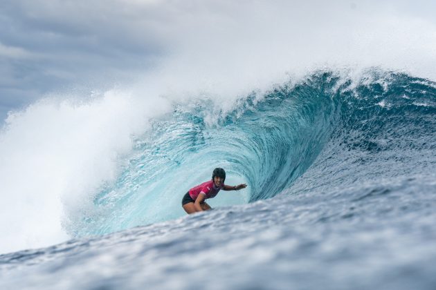 Nadia Erostabre, Jogos Olímpicos 2024, Teahupoo, Taiti. Foto: ISA / Jimenez.