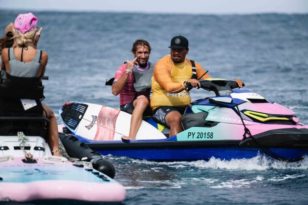 Joan Duru, Jogos Olímpicos 2024, Teahupoo, Taiti. Foto: ISA / Beatriz Ryder.