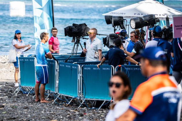 Kauli Vaast, Jogos Olímpicos 2024, Teahupoo, Taiti. Foto: ISA / Tim Mckenna.