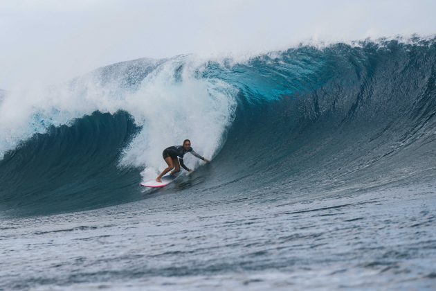 Vahine Fierro, Jogos Olímpicos 2024, Teahupoo, Taiti. Foto: ISA / Beatriz Ryder.