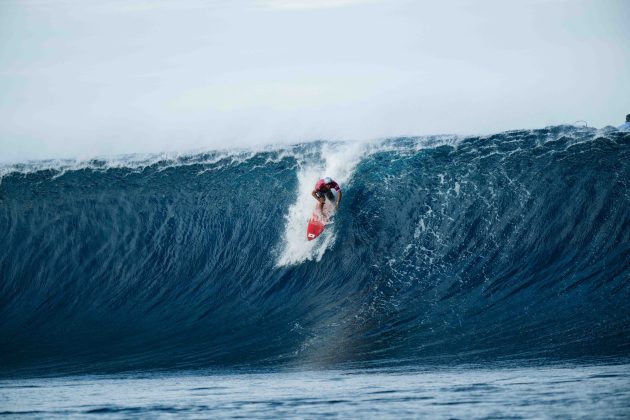 Reo Inaba, Jogos Olímpicos 2024, Teahupoo, Taiti. Foto: ISA / Beatriz Ryder.