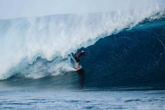 Reo Inaba, Jogos Olímpicos 2024, Teahupoo, Taiti. Foto: ISA / Beatriz Ryder.