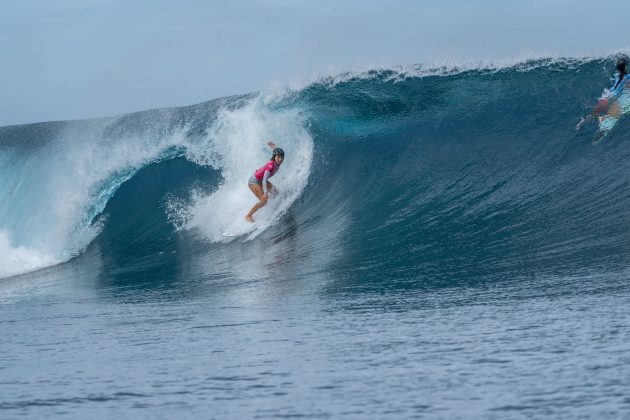 Shino Matsuda, Jogos Olímpicos 2024, Teahupoo, Taiti. Foto: ISA / Beatriz Ryder.