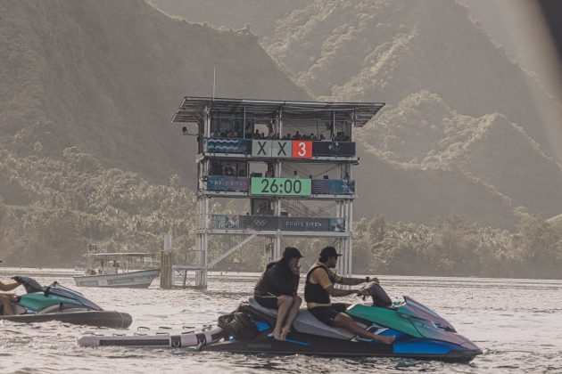 Jogos Olímpicos 2024, Teahupoo, Taiti. Foto: ISA / Pablo Franco.