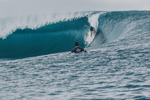 Ramzi Boukhiam, Jogos Olímpicos 2024, Teahupoo, Taiti. Foto: ISA / Pablo Franco.