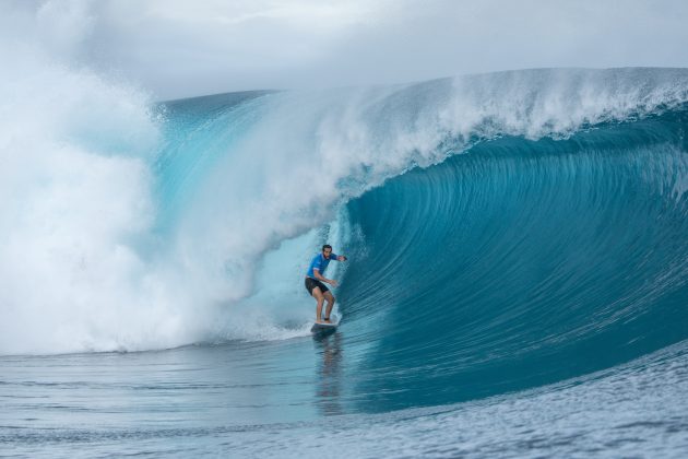 Ramzi Boukhiam, Jogos Olímpicos 2024, Teahupoo, Taiti. Foto: ISA / Tim Mckenna.