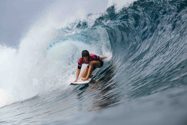 Saffi Vette, Jogos Olímpicos 2024, Teahupoo, Taiti. Foto: ISA / Beatriz Ryder.