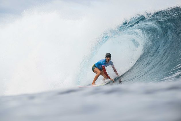 Teresa Bonvalot, Jogos Olímpicos 2024, Teahupoo, Taiti. Foto: ISA / Beatriz Ryder.