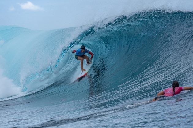 Teresa Bonvalot, Jogos Olímpicos 2024, Teahupoo, Taiti. Foto: ISA / Pablo Franco.