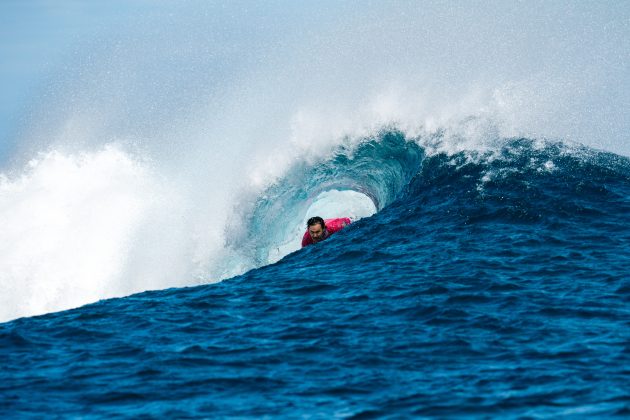 Jordy Smith, Jogos Olímpicos 2024, Teahupoo, Taiti. Foto: ISA / Jimenez.