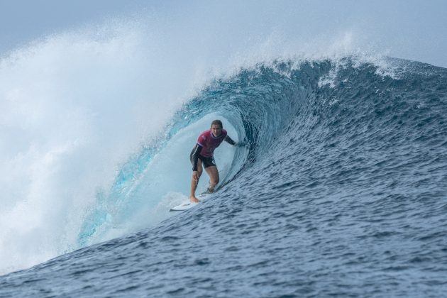 Sarah Baum, Jogos Olímpicos 2024, Teahupoo, Taiti. Foto: ISA / Tim Mckenna.