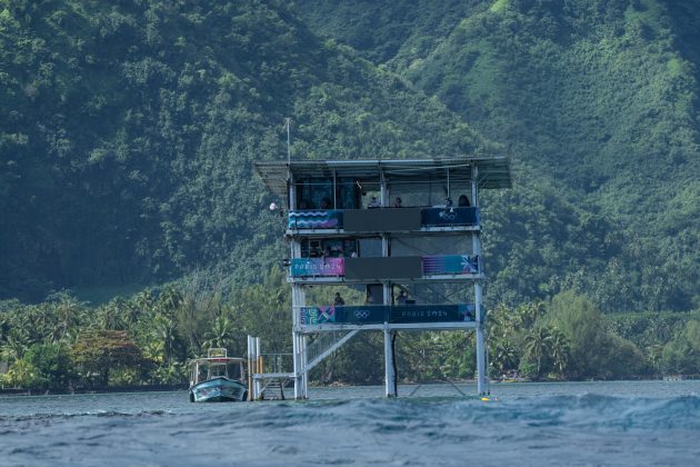 Jogos Olímpicos 2024, Teahupoo, Taiti. Foto: ISA / Tim Mckenna.