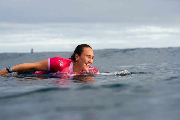 Carissa Moore, Jogos Olímpicos 2024, Teahupoo, Taiti. Foto: ISA / Jimenez.