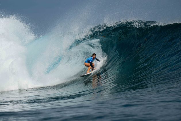 Caroline Marks, Jogos Olímpicos 2024, Teahupoo, Taiti. Foto: ISA / Beatriz Ryder.