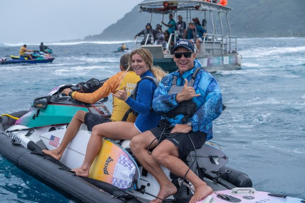 Caroline Marks, Jogos Olímpicos 2024, Teahupoo, Taiti. Foto: ISA / Tim Mckenna.