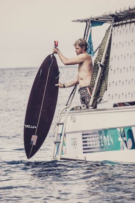 John John Florence, Jogos Olímpicos 2024, Teahupoo, Taiti. Foto: ISA / Pablo Franco.