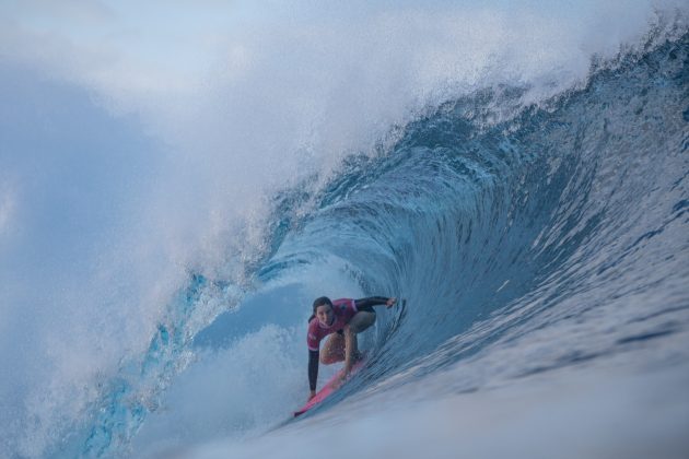 Tyler Wright, Jogos Olímpicos 2024, Teahupoo, Taiti. Foto: ISA / Tim Mckenna.