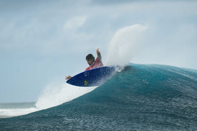 Gabriel Medina, Jogos Olímpicos 2024, Teahupoo, Taiti. Foto: ISA / Beatriz Ryder.