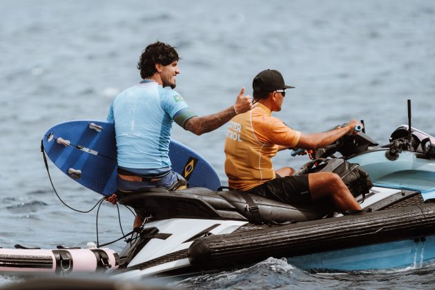 Gabriel Medina, Jogos Olímpicos 2024, Teahupoo, Taiti. Foto: ISA / Juani Gayol.