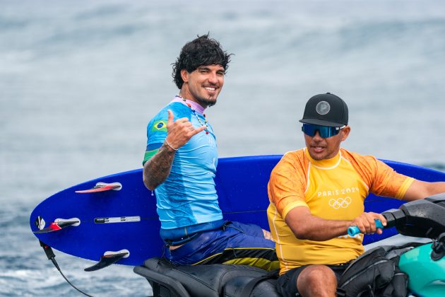 Gabriel Medina, Jogos Olímpicos 2024, Teahupoo, Taiti. Foto: ISA / Jimenez.