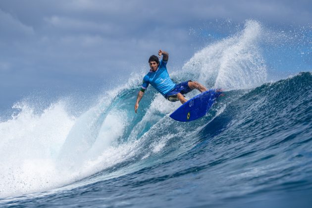 Gabriel Medina, Jogos Olímpicos 2024, Teahupoo, Taiti. Foto: ISA / Tim Mckenna.