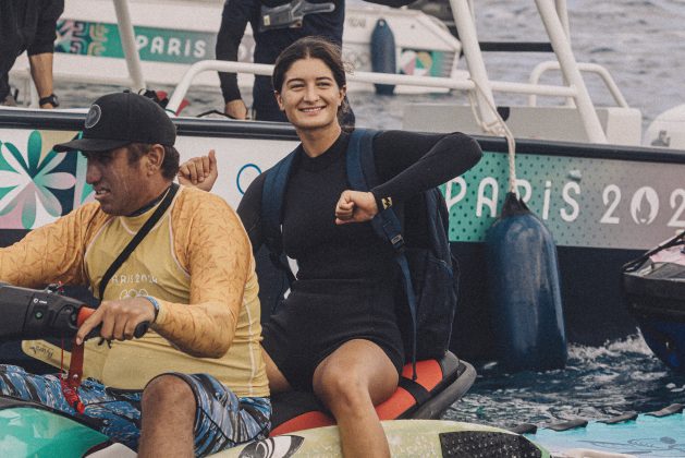 Luana Silva, Jogos Olímpicos 2024, Teahupoo, Taiti. Foto: ISA / Pablo Franco.