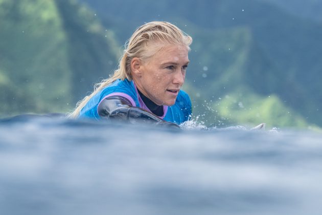 Tatiana Weston-Webb, Jogos Olímpicos 2024, Teahupoo, Taiti. Foto: ISA / Tim Mckenna.