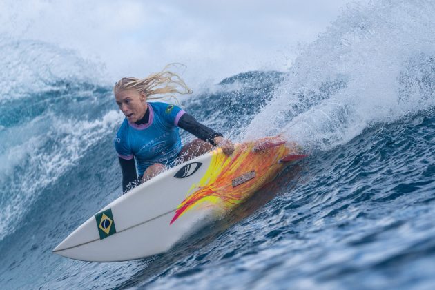 Tatiana Weston-Webb, Jogos Olímpicos 2024, Teahupoo, Taiti. Foto: ISA / Tim Mckenna.