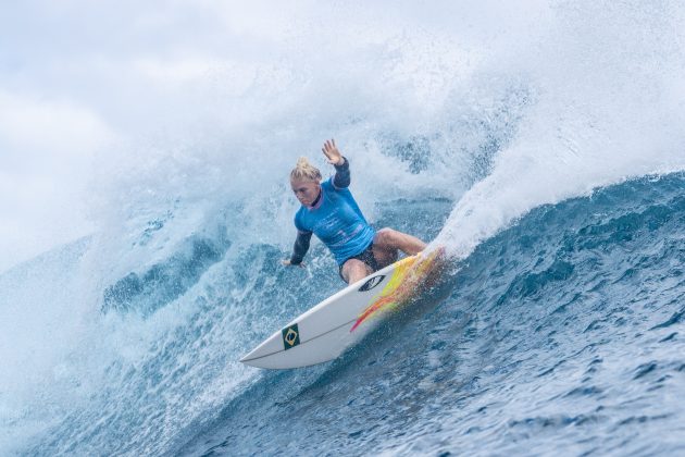 Tatiana Weston-Webb, Jogos Olímpicos 2024, Teahupoo, Taiti. Foto: ISA / Tim Mckenna.