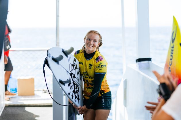 Caitlin Simmers, Fiji Pro 2024, Cloudbreak, Tavarua. Foto: WSL / Matt Dunbar.