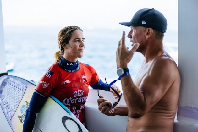 Caroline Marks, Fiji Pro 2024, Cloudbreak, Tavarua. Foto: WSL / Matt Dunbar.