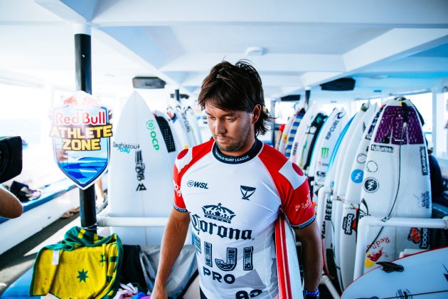 Connor O'Leary, Fiji Pro 2024, Cloudbreak, Tavarua. Foto: WSL / Aaron Hughes.