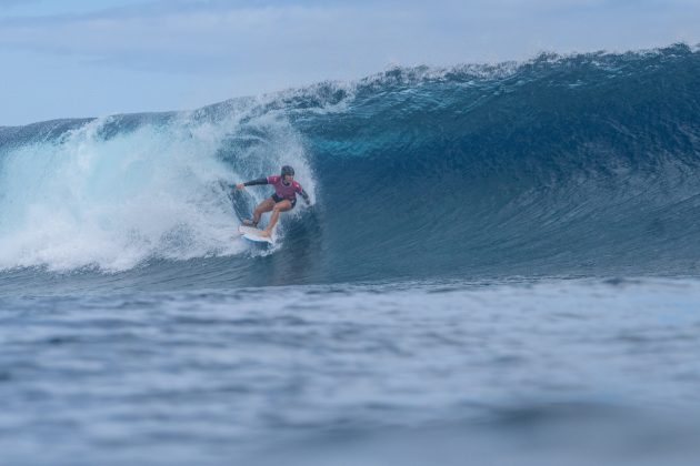 Johanne Defay, Jogos Olímpicos 2024, Teahupoo, Taiti. Foto: ISA / Tim Mckenna.