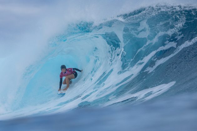 Johanne Defay, Jogos Olímpicos 2024, Teahupoo, Taiti. Foto: ISA / Tim Mckenna.