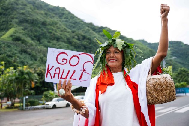 Jogos Olímpicos 2024, Teahupoo, Taiti. Foto: ISA / Beatriz Ryder.