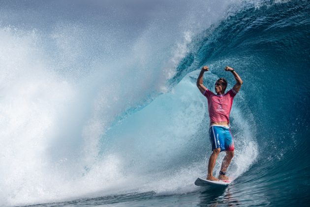 Kauli Vaast, Jogos Olímpicos 2024, Teahupoo, Taiti. Foto: ISA / Tim Mckenna.