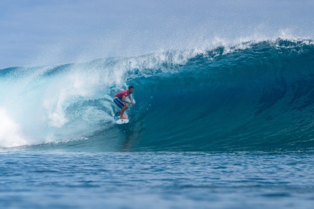 Kauli Vaast, Jogos Olímpicos 2024, Teahupoo, Taiti. Foto: ISA / Tim Mckenna.