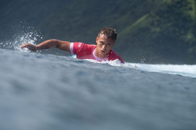 Kauli Vaast, Jogos Olímpicos 2024, Teahupoo, Taiti. Foto: ISA / Tim Mckenna.