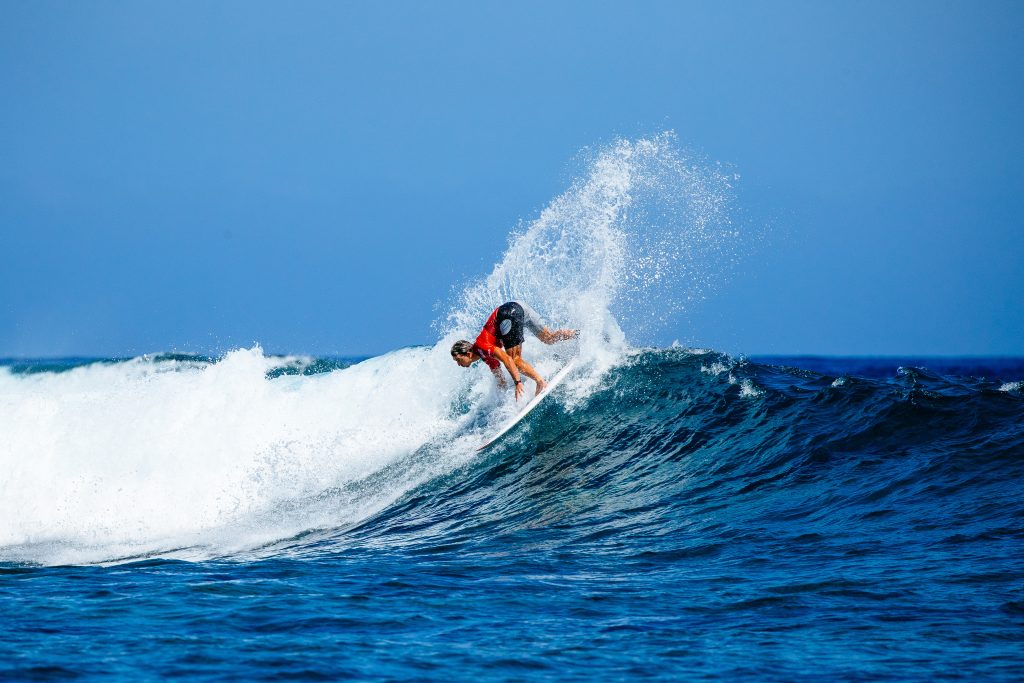 Griffin Colapinto no ataque em Cloudbreak.